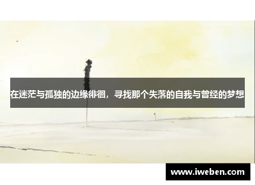在迷茫与孤独的边缘徘徊，寻找那个失落的自我与曾经的梦想